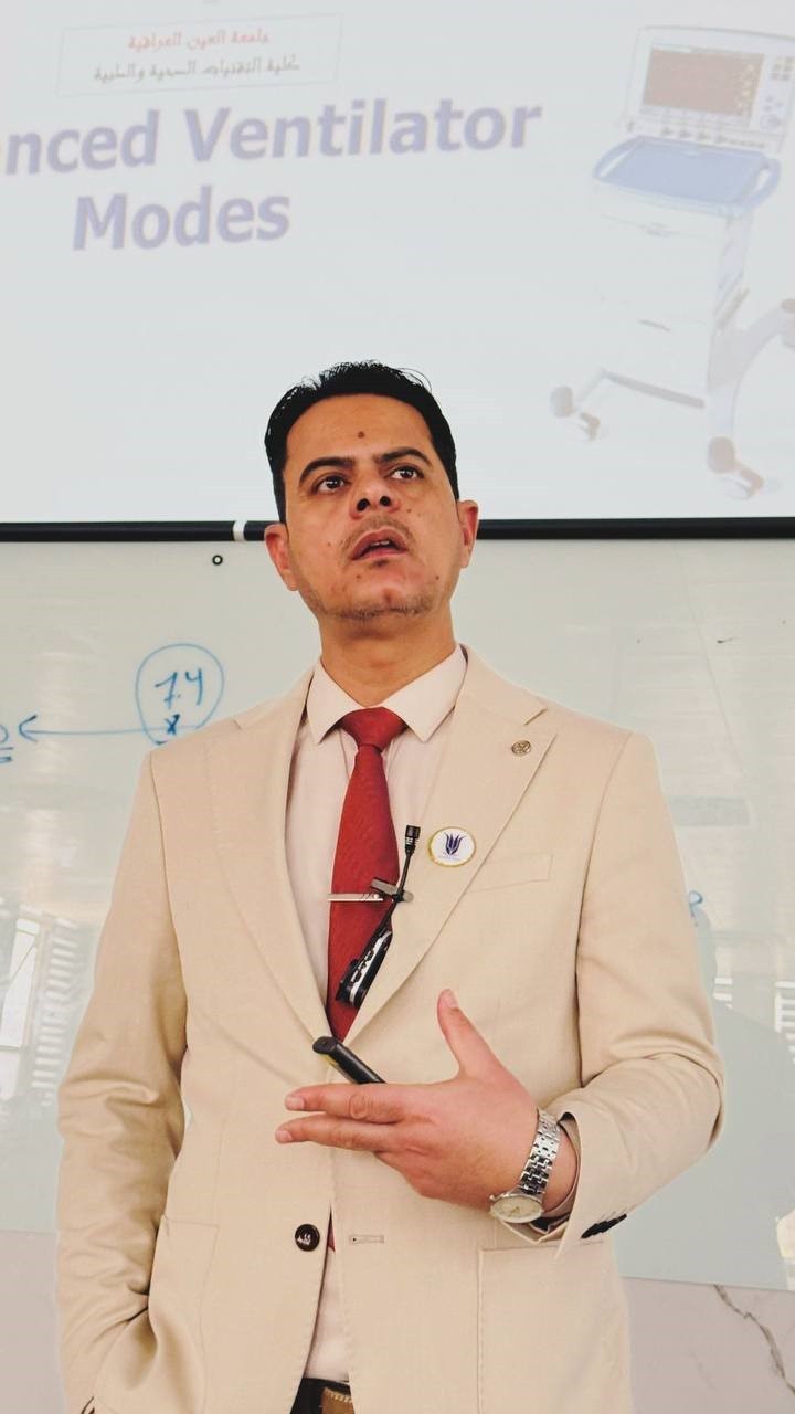 كلية التقنيات الصحية والطبية بالتعاون مع مركز التعليم المستمر تنظم ورشة عمل بعنوان "Advanced Ventilation Modes in ICU"